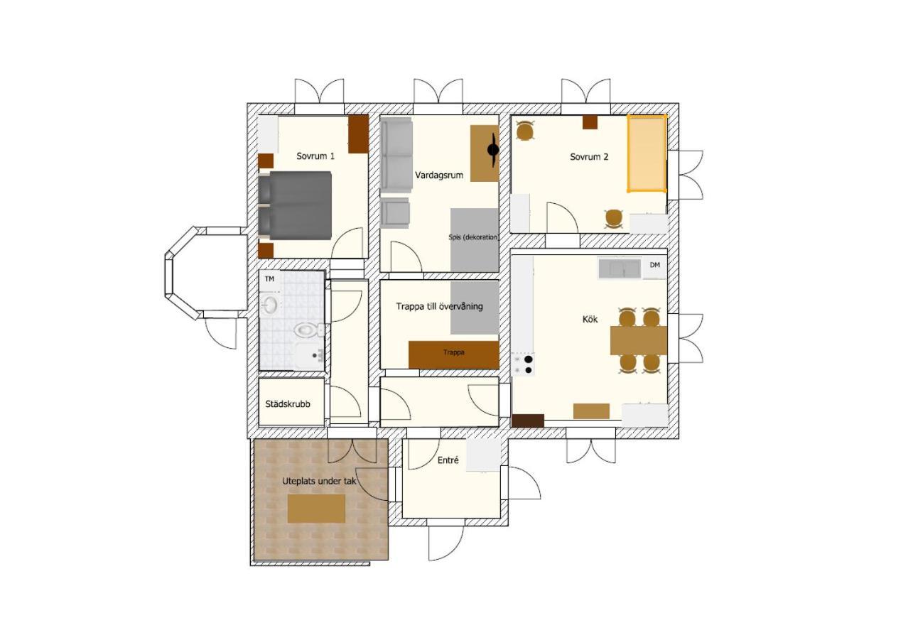 Saettraby Villa 노텔리아 외부 사진